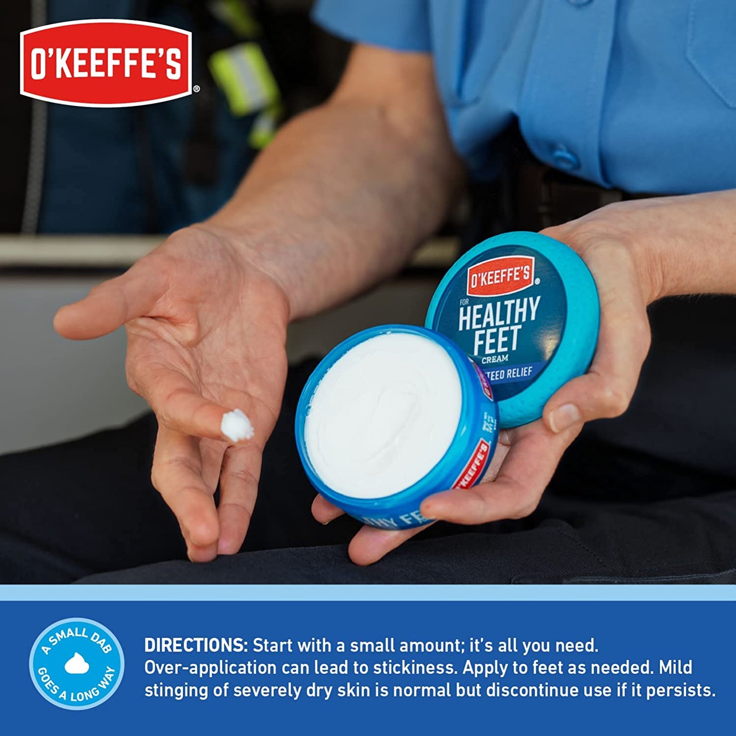 O'Keeffe'S Healthy Feet Foot Cream for Extremely Dry, Cracked Feet, 3.2 Ounce Jar, (Pack of 1) Health & Beauty > Personal Care > Foot Care O'Keeffe's   