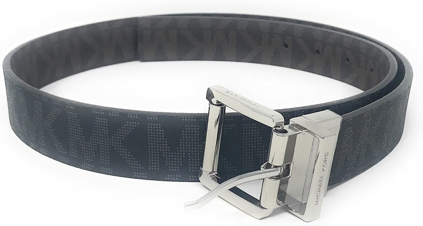 Michael Kors Women'S 30Mm Brown to Black Reversible MK Logo Monogram Synthetic Leather Belt Apparel & Accessories > Clothing Accessories > Belts Michael Kors   