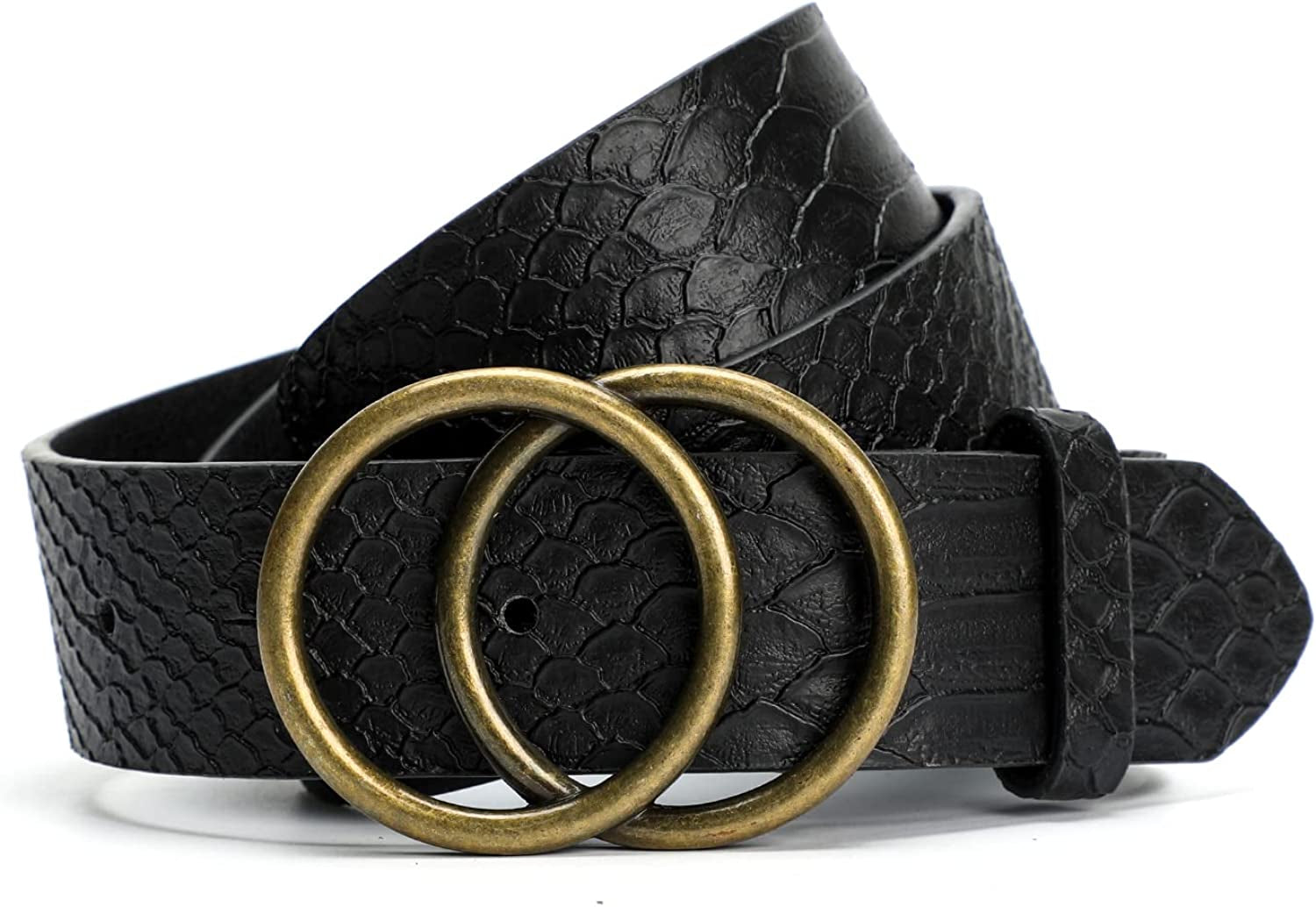 IFENDEI Women'S Faux Leather Belt for Jeans Dress Waist Belts Apparel & Accessories > Clothing Accessories > Belts IFENDEI   