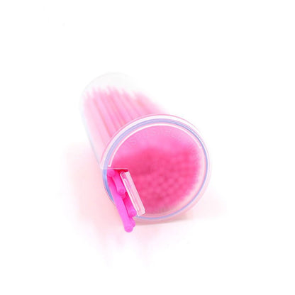 Flyitem 400 Pcs Pink Professional Regular Disposable Micro Mascara Applicator Brush Bendable Individual Eyelash Extension Mini Fiber Swabs Eye Lash Makeup Cosmetic Tool (Pink) Health & Beauty > Personal Care > Cosmetics > Cosmetic Tools > Makeup Tools FlyItem   
