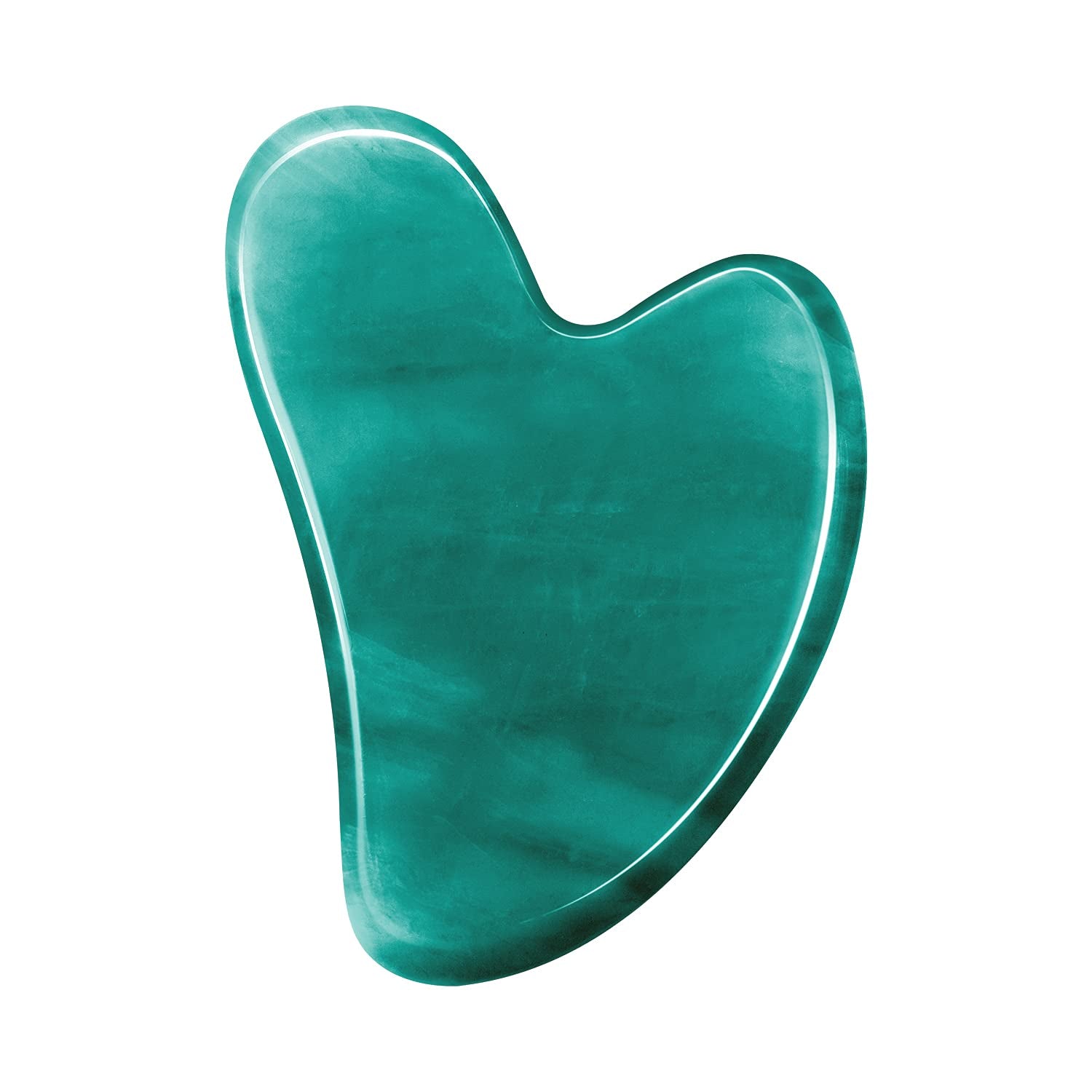 Rose Quartz Gua Sha Tool - Gua Sha Massage Tool for Facial Microcirculation Removes Toxins Prevents Wrinkles Boost Radiance of Complexion - 100% Authentic Genuine Rose Quartz Health & Beauty > Personal Care > Cosmetics > Cosmetic Tools > Skin Care Tools Sinikoro Green  