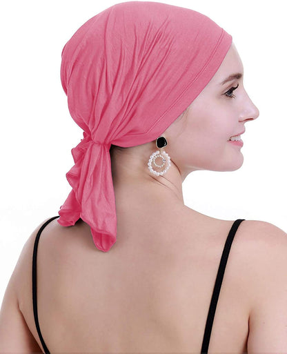Osvyo Bamboo Chemo Headscarf for Women Hair Loss - Cancer Slip on Headwear Turbans Sealed Packaging Apparel & Accessories > Clothing Accessories > Headwear osvyo   