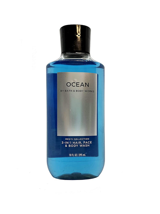 Bath & Body Works, Signature Collection 2-In-1 Hair + Body Wash, Ocean for Men, 10 Ounce Health & Beauty > Personal Care > Cosmetics > Bath & Body Bath & Body Works   