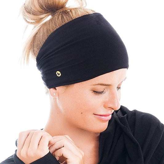 BLOM Original Headbands for Women Wear for Yoga, Fashion, Working Out, Travel or Running Multi Style Apparel & Accessories > Clothing Accessories > Headwear BLOM Black  