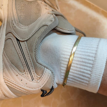 Kissyan Gold Ankle Bracelets for Women, Dainty 14K Gold Plated Anklets Cuban Link Chain Ankles Adjustable Snake Tennis Anklet Bracelet Tiny Beach Foot Jewelry Gifts for Women Girls Apparel & Accessories > Jewelry > Anklets KissYan   