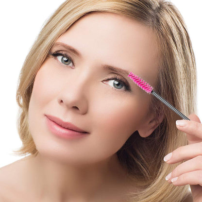 SWKJ 60 PCS Disposable Eyelash Brushes Eyebrow Castor Oil Brush Mascara Wands Cosmetic Makeup Tools (Rose Red) Health & Beauty > Personal Care > Cosmetics > Cosmetic Tools > Skin Care Tools nnaa   