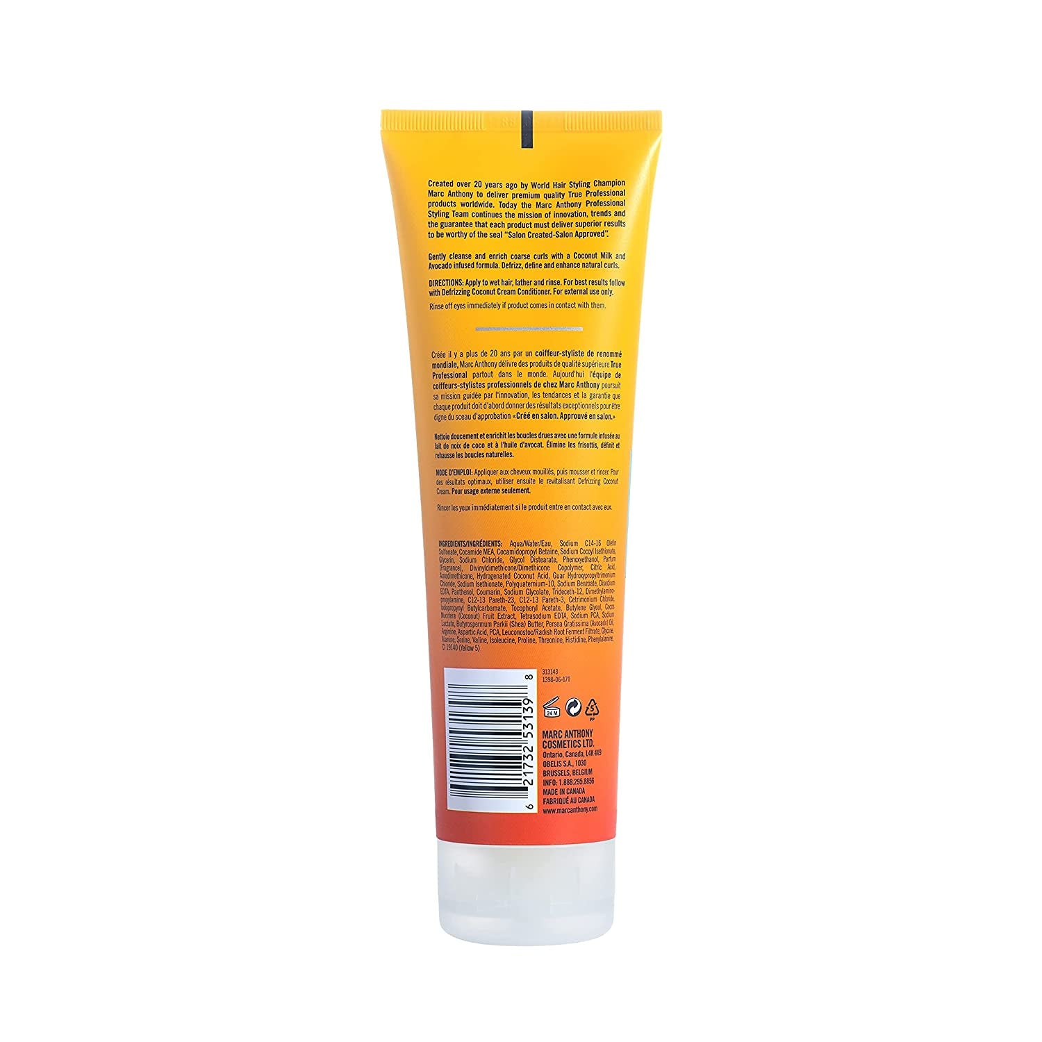 Marc Anthony Defrizzing Coconut Curls Hair Care Shampoo, Basic, 8.4 Ounces Health & Beauty > Personal Care > Hair Care Marc Anthony   