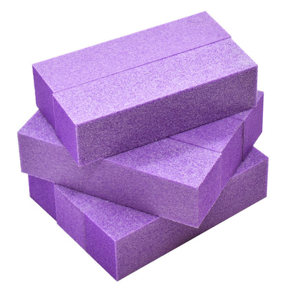 Karlash 8 Pcs 4 Way Nail Buffer Block File 180/180 Nail Art Manicure Tool (Purple White) Health & Beauty > Personal Care > Cosmetics > Cosmetic Tools > Nail Tools Karlash   
