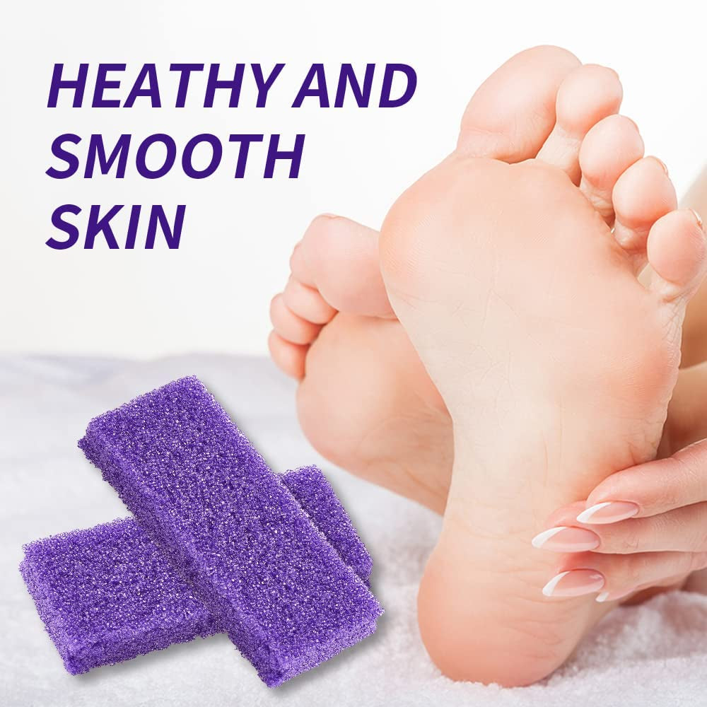 Disposable Pedicure Scrubber Callus Remover Pumice Stone for Foot Care Purple Coarse, 40 PCS Health & Beauty > Personal Care > Foot Care NOVAL   