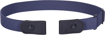 No Buckle Stretch Belt for Women Men Elastic Waist Belt up to 72 Inch for Jeans Pants Apparel & Accessories > Clothing Accessories > Belts WERFORU S-a-blue Pants Size 23"-30" 