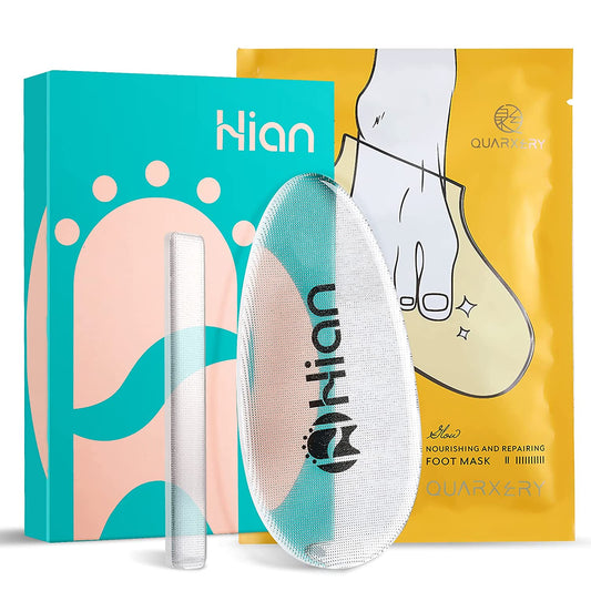 Nano Foot Scrubber Callus Remover Glass Foot File Pedicure Tools Supplies Heel Scraper for Feet with Hydrating Foot Mask Nail File,Professional Foot Care Kit for Dead Skin Removal,Hard Cracked Soften Health & Beauty > Personal Care > Foot Care Hion   