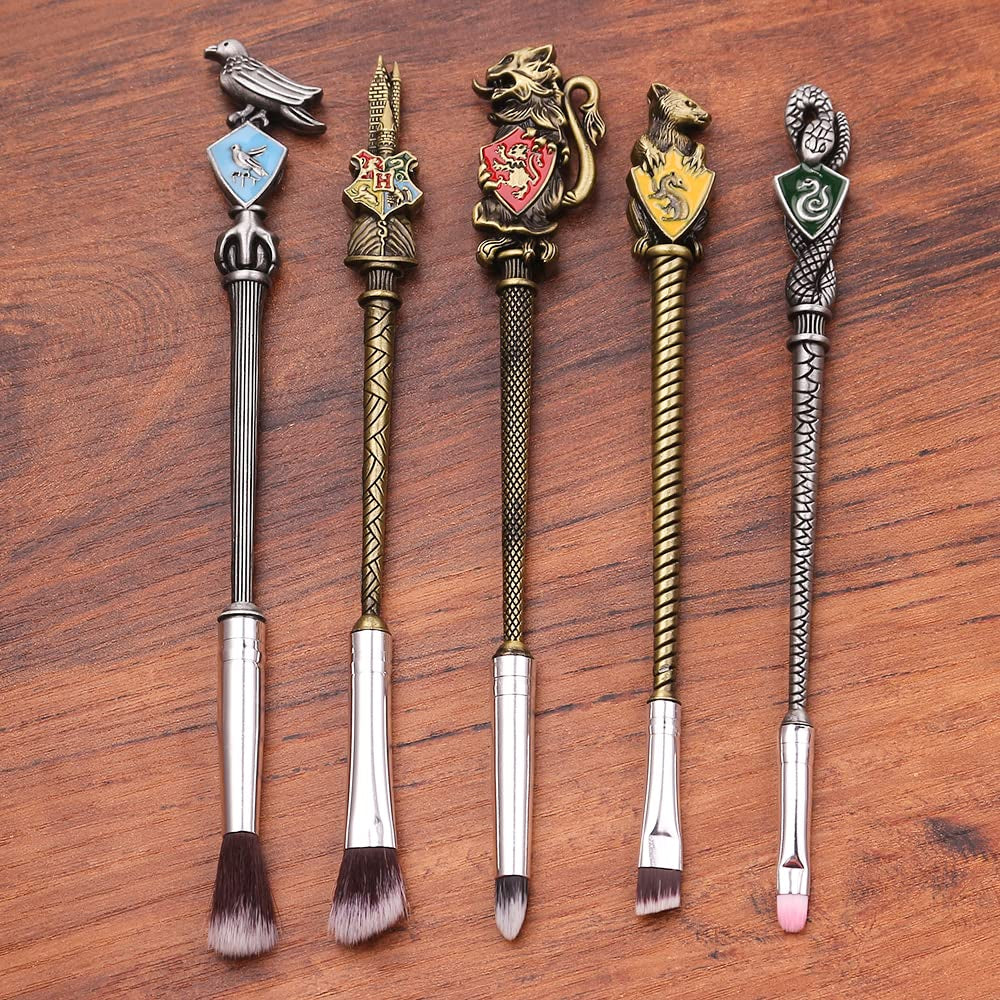 Potter Makeup Brush Set for Women with Gift Bag 5Pcs Metal Magic Eye Shadow Eyeliner Blending Pencil Lip Brush Beauty Tools (Bronze01) Health & Beauty > Personal Care > Cosmetics > Cosmetic Tools > Makeup Tools PIOZIO Bronze01  