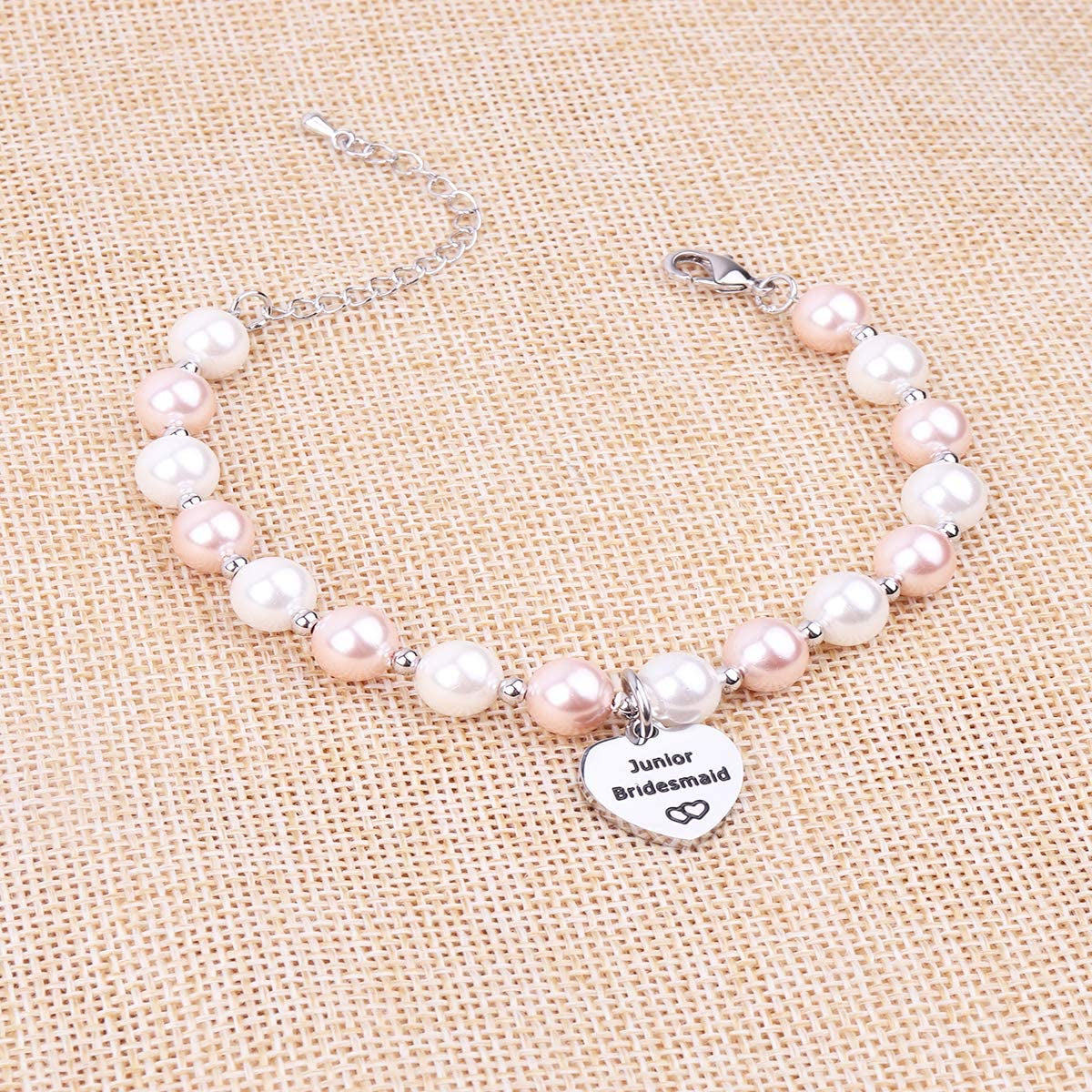 Junior Bridesmaid Bracelet Wedding Party Gifts Bridesmaid Bracelet Maid of Honot Bracelet Matron of Honor Jewerly Bridal Party Gift Bridesmaid Gift Apparel & Accessories > Jewelry > Bracelets AZFEIYA   