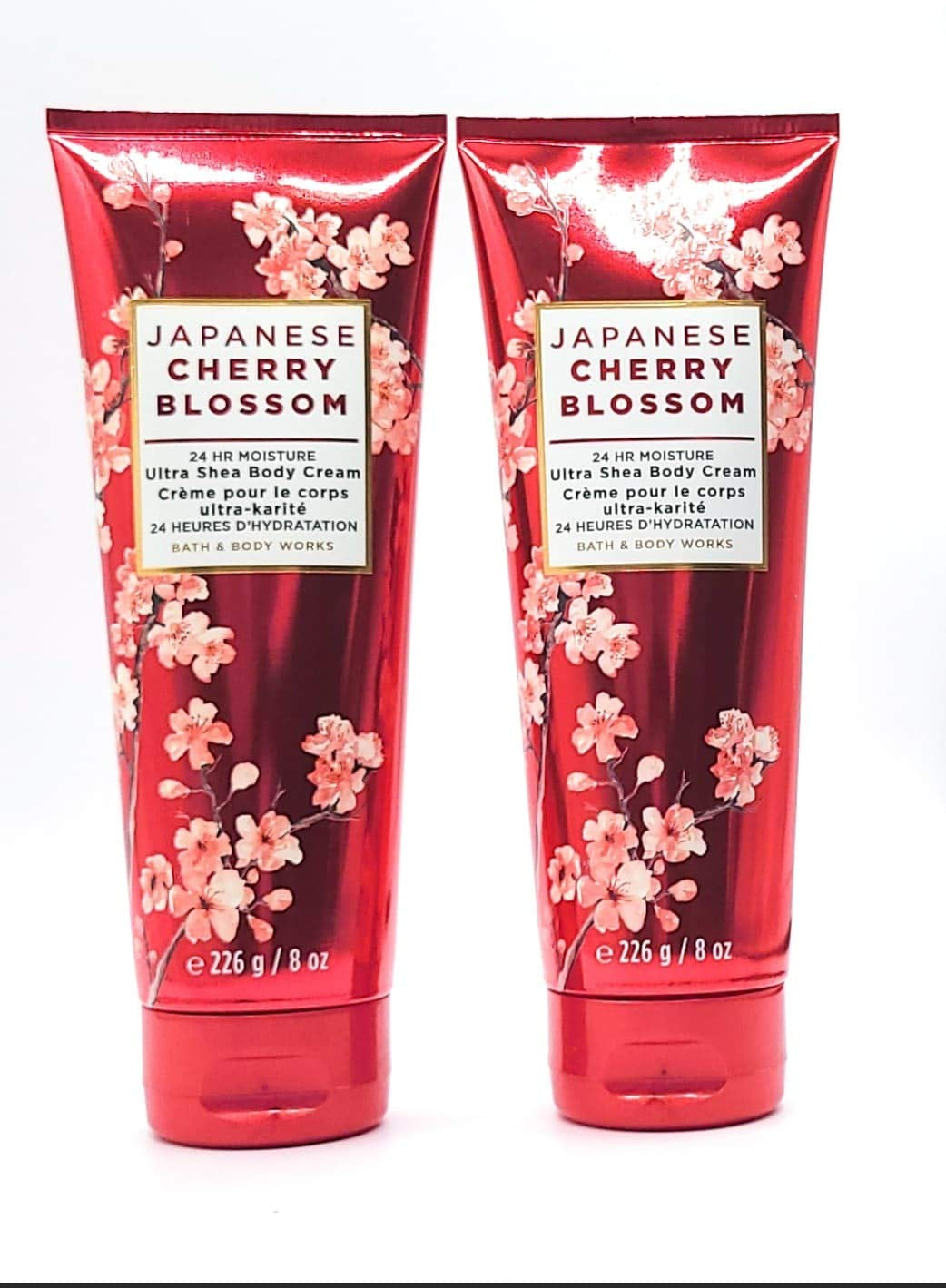 Bath and Body Works 2 Pack Japanese Cherry Blossom Ultra Shea Body Cream 8 Oz. Health & Beauty > Personal Care > Cosmetics > Bath & Body Bath & Body Works 8 Ounce (Pack of 2)  