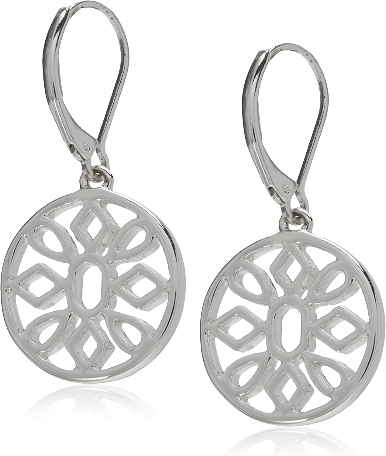 Nine West Classics Apparel & Accessories > Jewelry > Earrings KYLIE MAX Silver Flower Drop Earrings 
