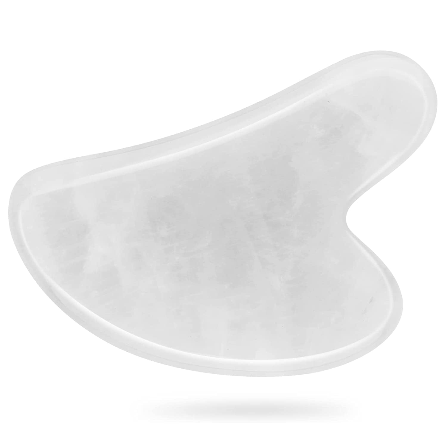LATME Gua Sha Facial Tools,Gua Sha Massage Tool,Face Massager Jade Gua Sha Stones for Lymphatic Drainage for Face,Eyes,Neck and Body Health & Beauty > Personal Care > Cosmetics > Cosmetic Tools > Skin Care Tools LATME White  