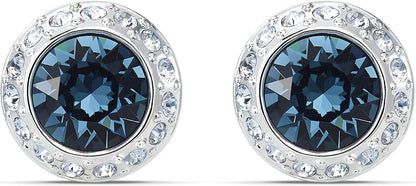 Swarovski Angelic Crystal Jewelry Collection, Rhodium Tone Finish, Blue Crystal, Pink Crystal, Clear Crystal Apparel & Accessories > Jewelry > Bracelets SWAROVSKI Stud Pierced Earrings  