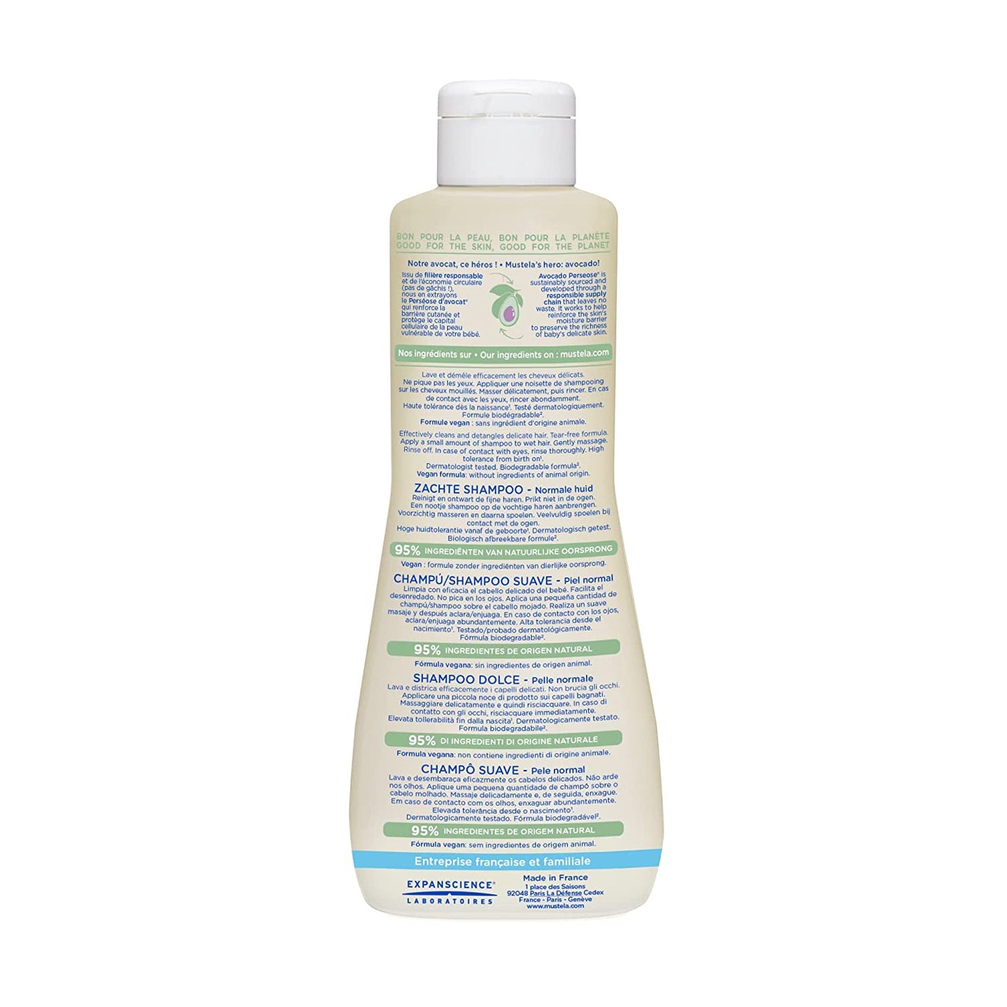 Mustela Baby Gentle Shampoo with Natural Avocado - Hair Care for Kids of All Ages & Hair Types - Tear-Free & Biodegradable Formula - Various Sizes - 1 or 2-Pack Health & Beauty > Personal Care > Hair Care Mustela   