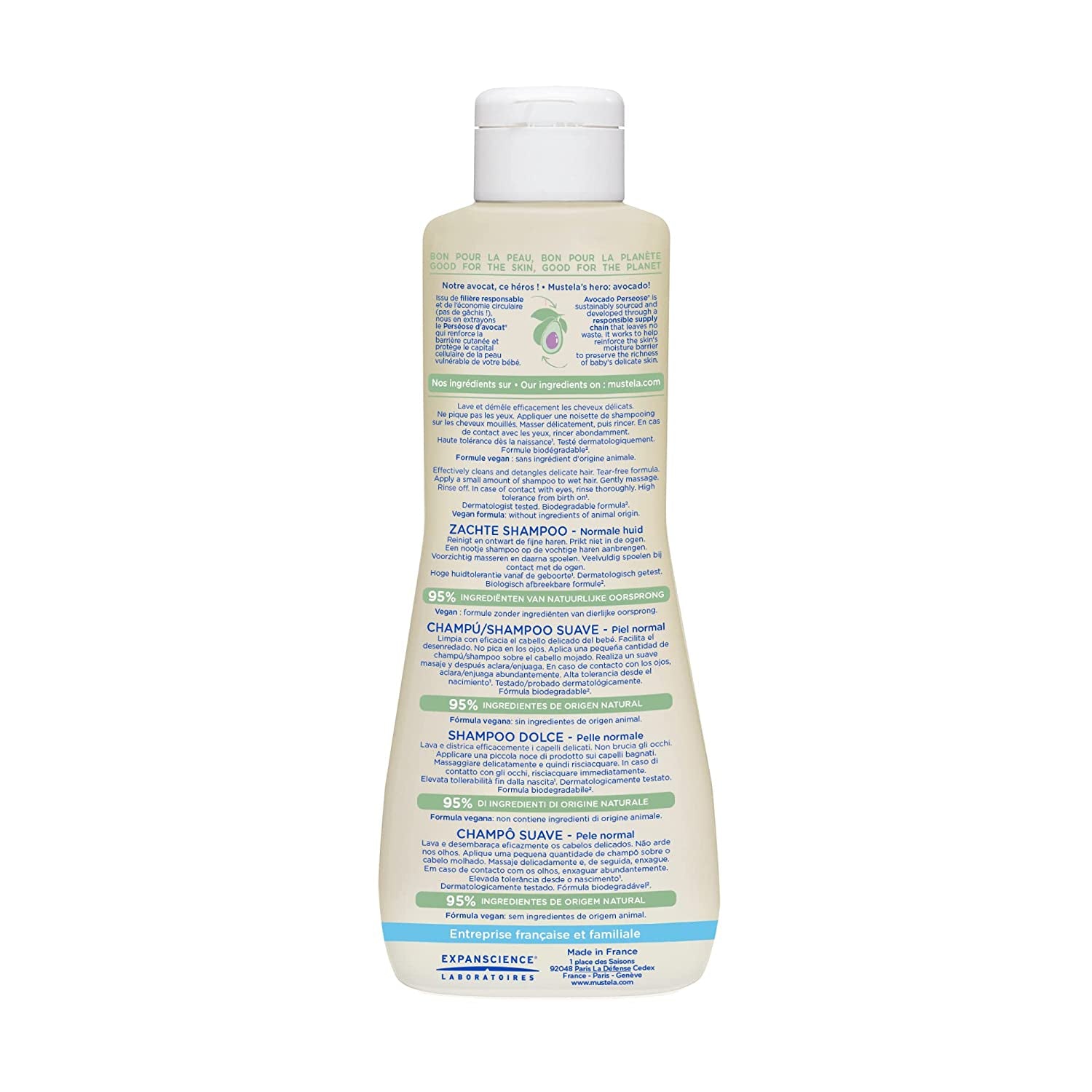 Mustela Baby Gentle Shampoo with Natural Avocado - Hair Care for Kids of All Ages & Hair Types - Tear-Free & Biodegradable Formula - Various Sizes - 1 or 2-Pack Health & Beauty > Personal Care > Hair Care Mustela   