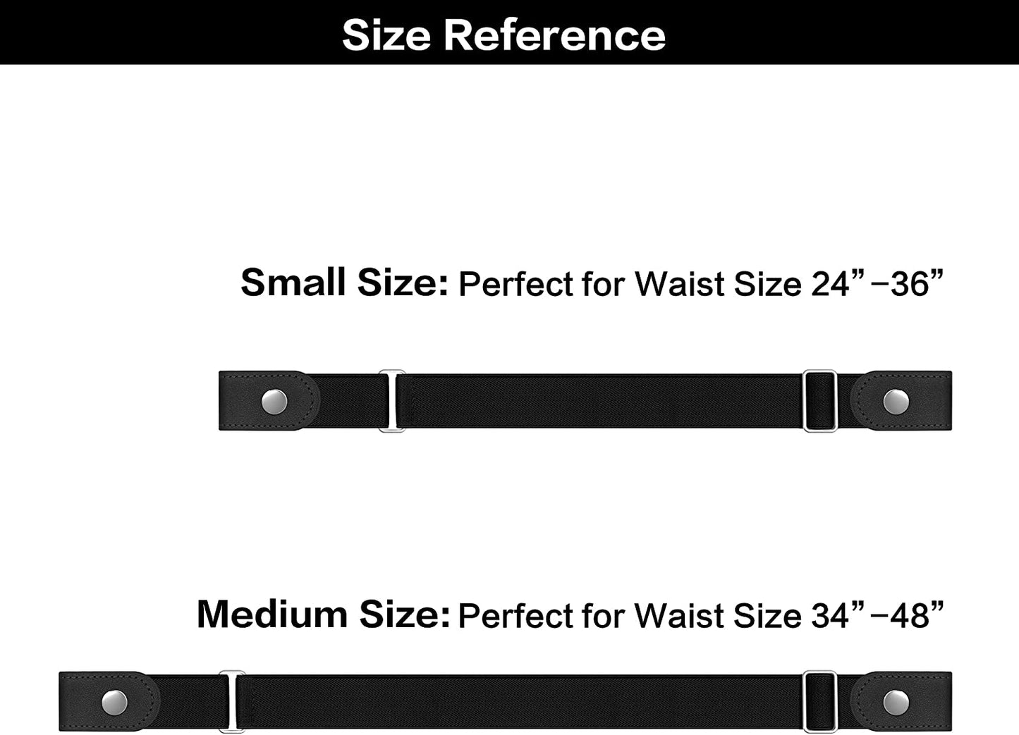 Udekit No Buckle Elastic Stretch Belts Buckle Free Waist Belt for Jeans Pants Apparel & Accessories > Clothing Accessories > Belts Udekit   