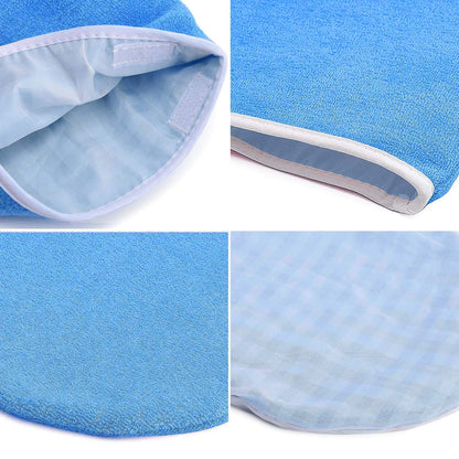 Noverlife Paraffin Wax Work Gloves & Booties, Wax Bath Hand Treatment Mitts Foot Spa Cover for Women, Thin Heat Therapy Insulated Soft Cotton Mittens Feet Hand Care Set - Blue Health & Beauty > Personal Care > Foot Care Noverlife   