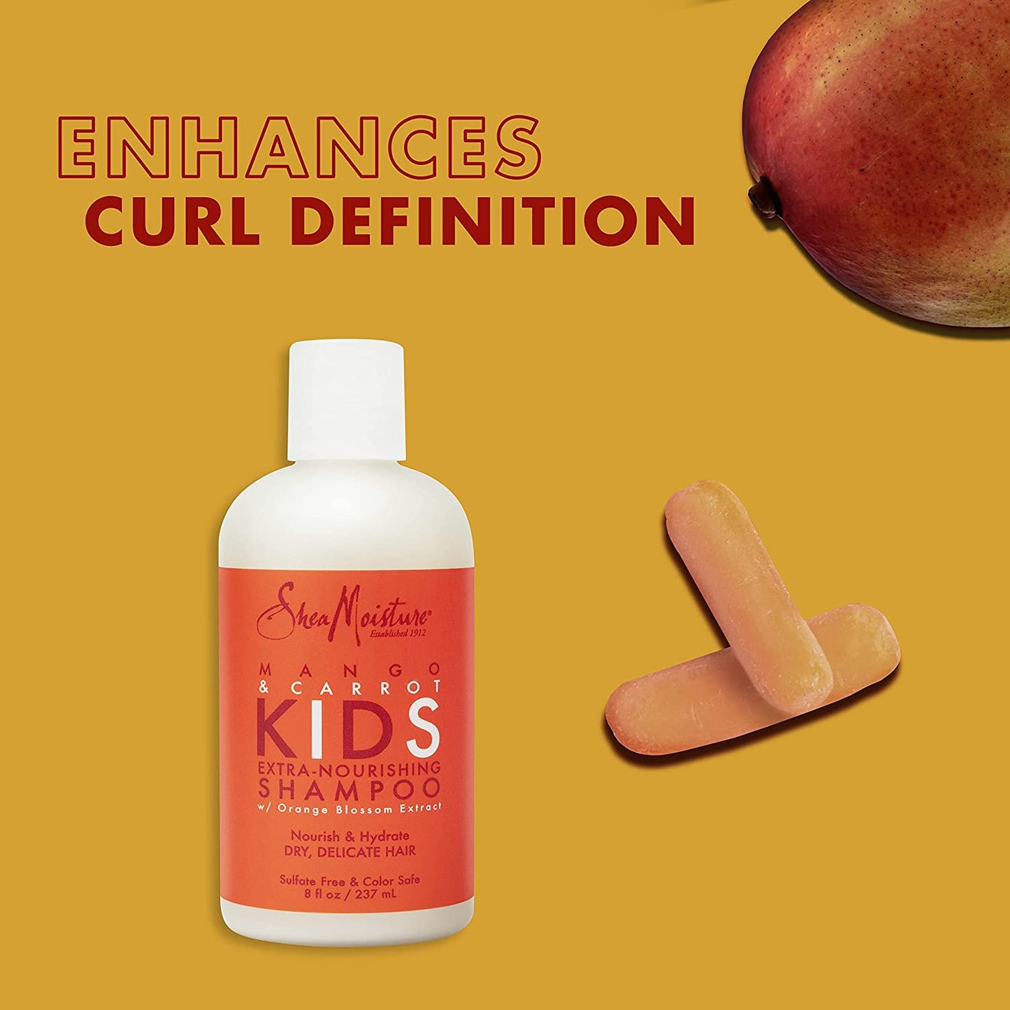 Shea Moisture Kids Hair Care Combination Pack – Includes Mango & Carrot 8Oz KIDS Extra-Nourishing Shampoo, 8Oz KIDS Extra-Nourishing Conditioner, and 8Oz Coconut & Hibiscus KIDS Detangler Health & Beauty > Personal Care > Hair Care SheaMoisture   