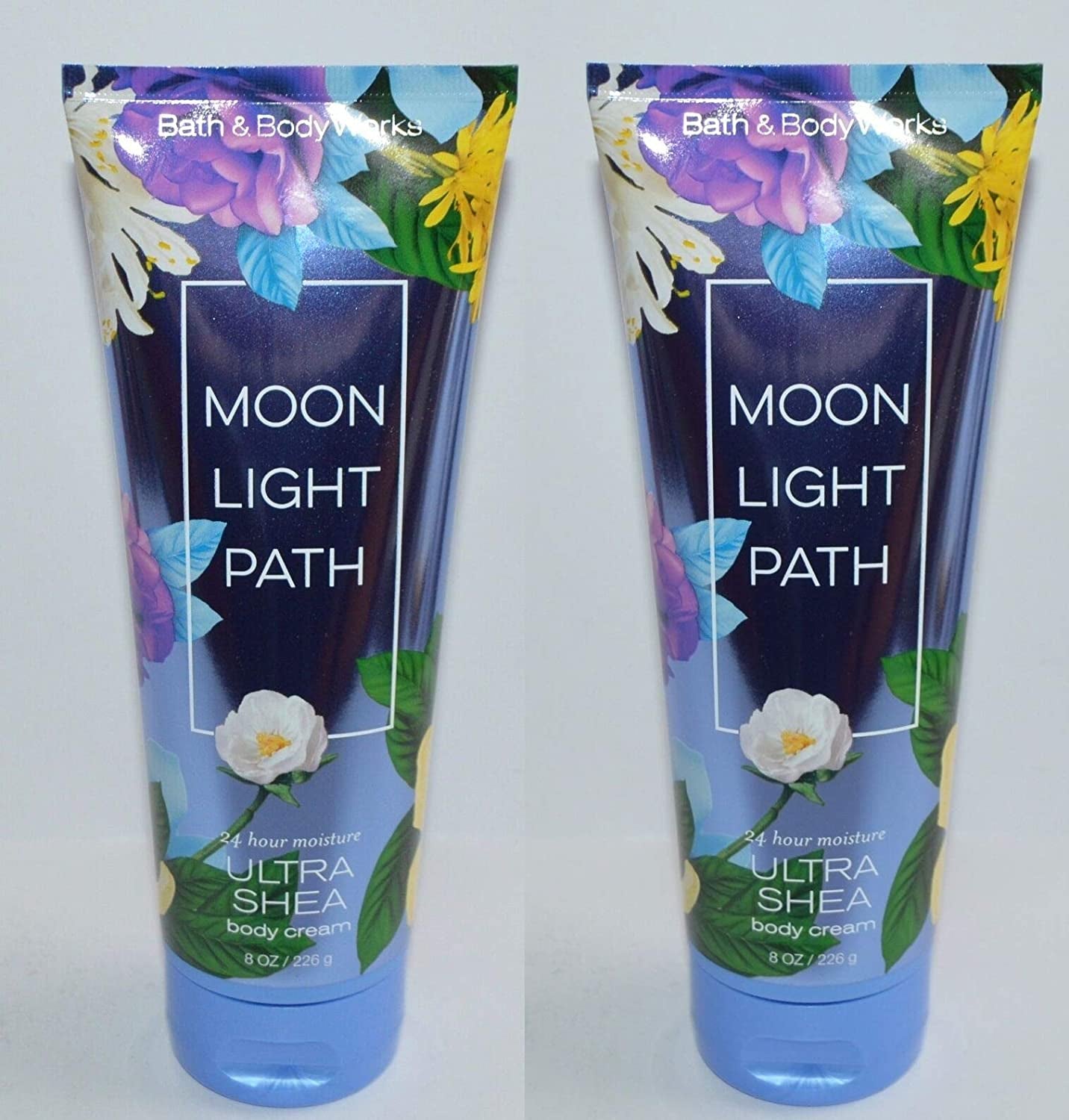 Bath and Body Works 2 Pack Moonlight Path Ultra Shea Body Cream 8 Oz. Health & Beauty > Personal Care > Cosmetics > Bath & Body Bath and Body Works   