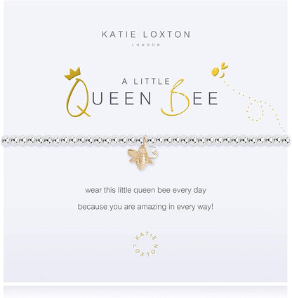 KATIE LOXTON a Little Animal Womens Stretch Adjustable Band Fashion Charm Bracelet Apparel & Accessories > Jewelry > Bracelets Katie Loxton Queen Bee  
