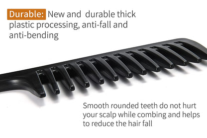 Wide Tooth Comb and Large Hair Detangling Comb, Durable Hair Brush for Best Styling and Professional Hair Care, Suitable for Curly Hair, Long Hair, Wet Hair in All Types, Reduce Hair Loss and Dandruff&Headache-Minimal Breakages Health & Beauty > Personal Care > Hair Care GAONSWOE   