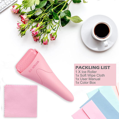 Ice Roller for Face, Eyes and Whole Body Relief, Face Roller Skin Care Tool for Migraine Relief and Blood Circulation (Pink Handle+Pink Roller Head) Health & Beauty > Personal Care > Cosmetics > Cosmetic Tools > Skin Care Tools AFOUNDA   