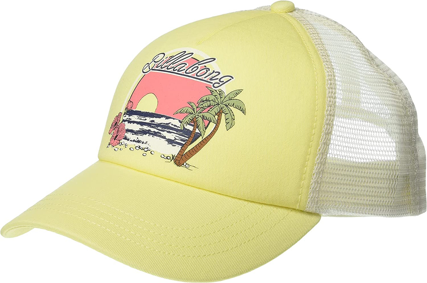 Billabong Women'S Aloha Forever Adjustable Trucker Hat with Mesh Back Apparel & Accessories > Clothing Accessories > Hats Billabong Lemongrass One Size 
