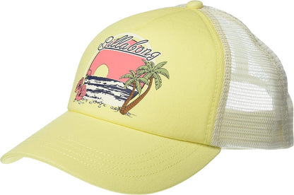 Billabong Women'S Aloha Forever Adjustable Trucker Hat with Mesh Back Apparel & Accessories > Clothing Accessories > Hats Billabong Lemongrass One Size 