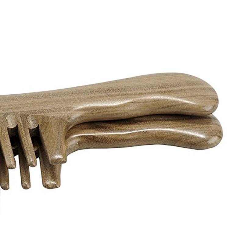Ccbeauty Handmade Peach Wood Comb Anti-Static Moon Shaped Hair Care Comb and Rounded Handle Wooden Comb Fine Tooth Comb,Wide Tooth Comb Health & Beauty > Personal Care > Hair Care CCbeauty   