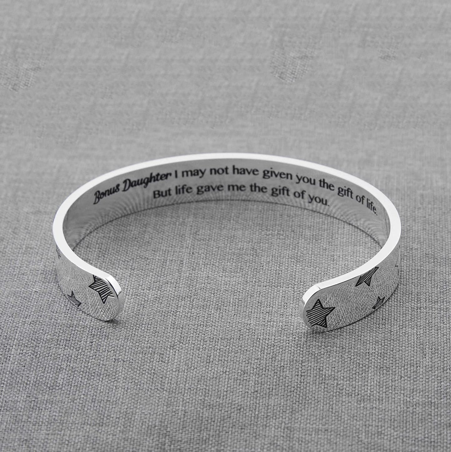Arifoo Bracelets for Women Personalized Inspirational Jewelry Mantra Cuff Bangle Friend Encouragement Gift for Her Apparel & Accessories > Jewelry > Bracelets Arifoo   