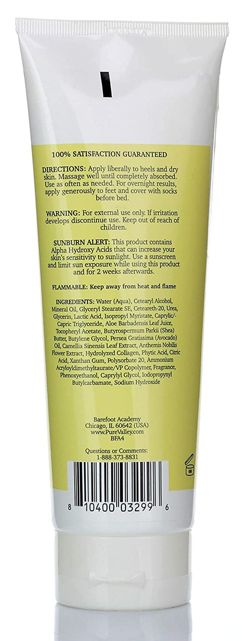 Barefoot Academy Heavy Duty Foot Care Scrub & Moisturizer Cream for Calluses, Dead Skin, Tough Heels, Cracked Heels, & Rough Spots on Feet, Skin Care for Feet, Large 8 Fl Oz (Cracked Heal Foot Cream) Health & Beauty > Personal Care > Foot Care Barefoot Academy   
