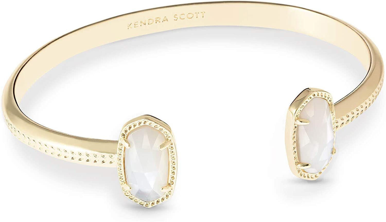 Kendra Scott Elton Cuff Bracelet for Women, Fashion Jewelry Apparel & Accessories > Jewelry > Bracelets Kendra Scott GOLD - IVORY MOTHER OF PEARL  