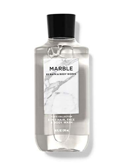 BATH and BODY WORKS MARBLE for MEN DELUXE GIFT SET - Deodorizing Body Spray - Body Lotion - Body Wash & Body Cream - FULL SIZE Health & Beauty > Personal Care > Cosmetics > Bath & Body Bath & Body Works   
