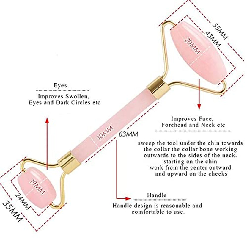 Unknown Facial Jade Roller for Face, Natural Jade Face Massager for Skin Care, anti Ageing- Natural Rose Quartz Skin Care Tools for Eye Puffiness Treatment, Skin Tightening Health & Beauty > Personal Care > Cosmetics > Cosmetic Tools > Skin Care Tools Artist Unknown   
