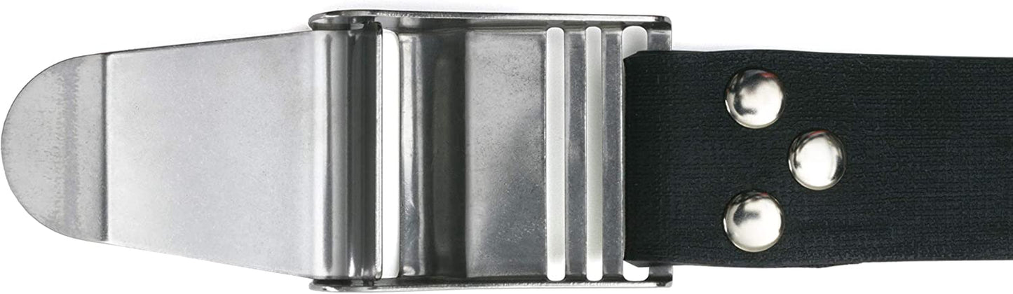 Cressi Quick-Release Elastic Belt with Metal Buckle, Black Apparel & Accessories > Clothing Accessories > Belts Cressi   