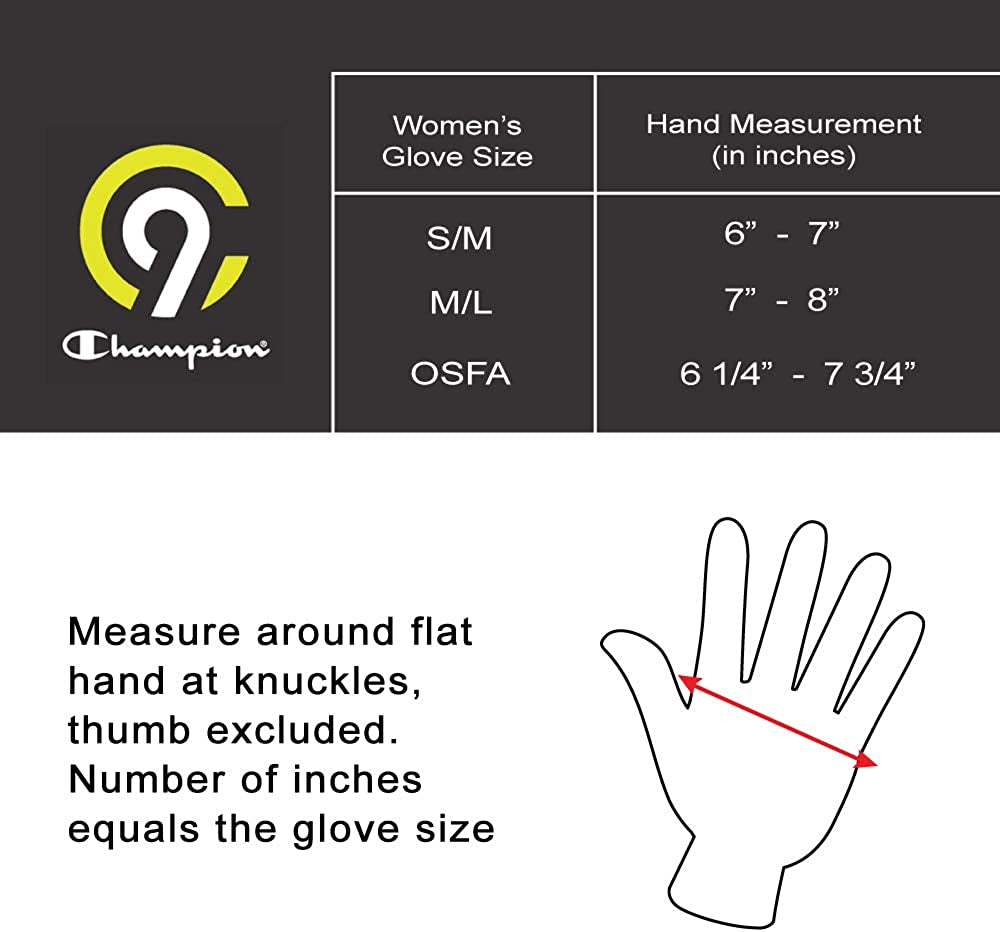 C9 Champion Womens Lightweight Running Glove with Touchscreen Technology Apparel & Accessories > Clothing Accessories > Gloves & Mittens C9 Champion   