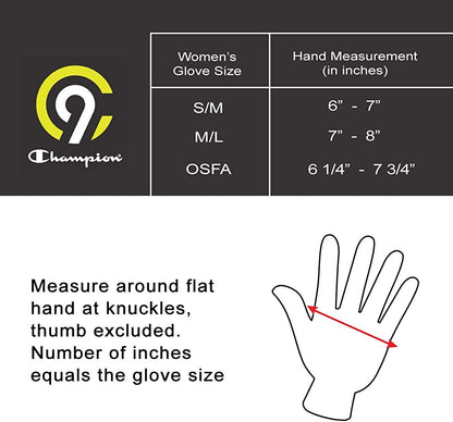 C9 Champion Womens Lightweight Running Glove with Touchscreen Technology Apparel & Accessories > Clothing Accessories > Gloves & Mittens C9 Champion   