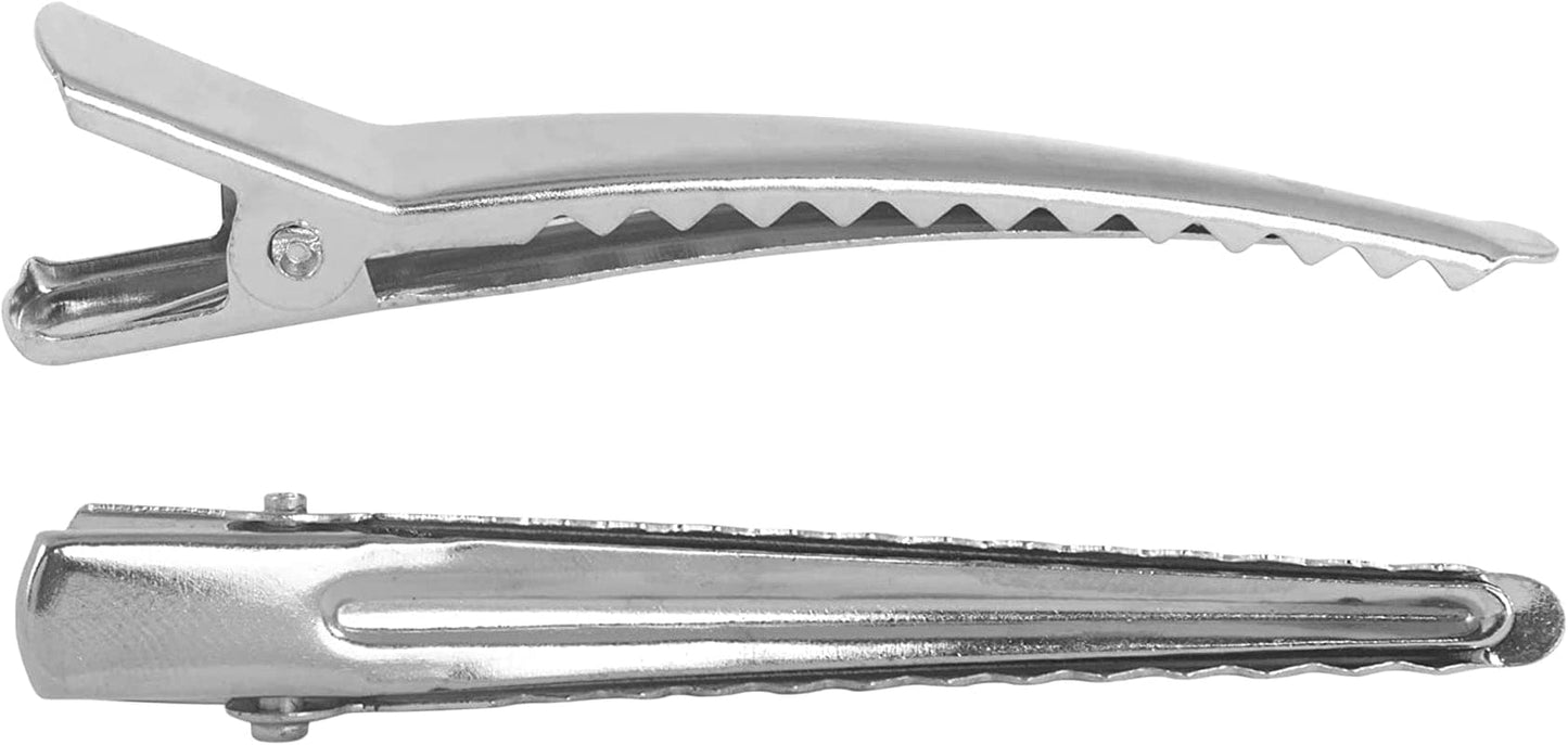 6Cm Silver Alligator Teeth Prongs Clips Holders for Hair Care, Arts & Crafts Projects, Dry Hanging Clothing, Office Paper Document Organization (100 Pieces) Health & Beauty > Personal Care > Hair Care Super Z Outlet   
