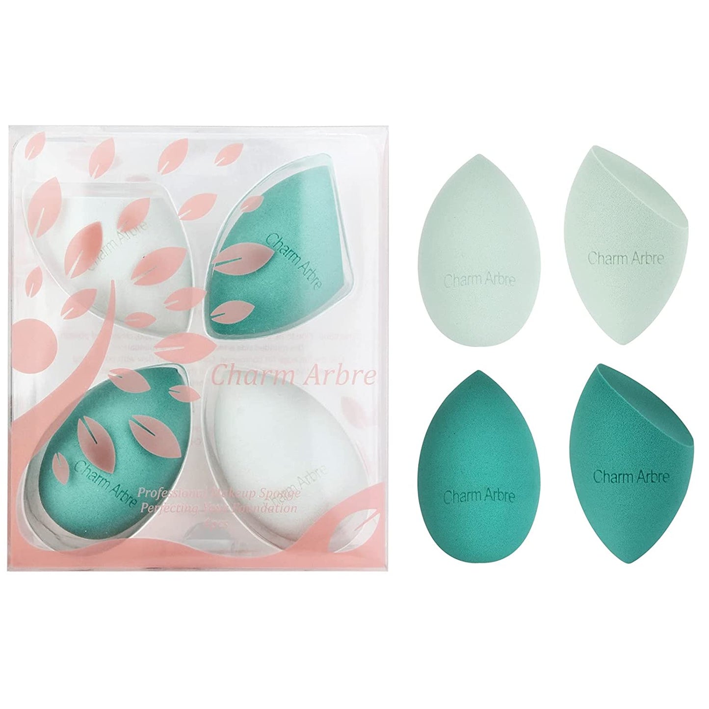 Charm Arbre Makeup Blender Sponge Set,Cosmetics Tool,Multi-Functional Beauty Blender for Powder, Liquid and Cream, Blending Applicators for Foundations,Light Red and Beige 4Pcs Set. Health & Beauty > Personal Care > Cosmetics > Cosmetic Tools > Makeup Tools Charm Arbre Blue,Green  