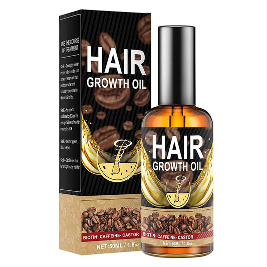 Hair Growth Oil with Biotin, Castor, and Caffeine - 99% Natural Hair Care Serum for Stronger, Thicker, Prevent Hair Loss, Promotes Hair Regrowth, Repairs Hair Follicles, Rid of Itchy and Dry Scalp, Stress Relief & Headaches-50Ml Health & Beauty > Personal Care > Hair Care CENNYO   
