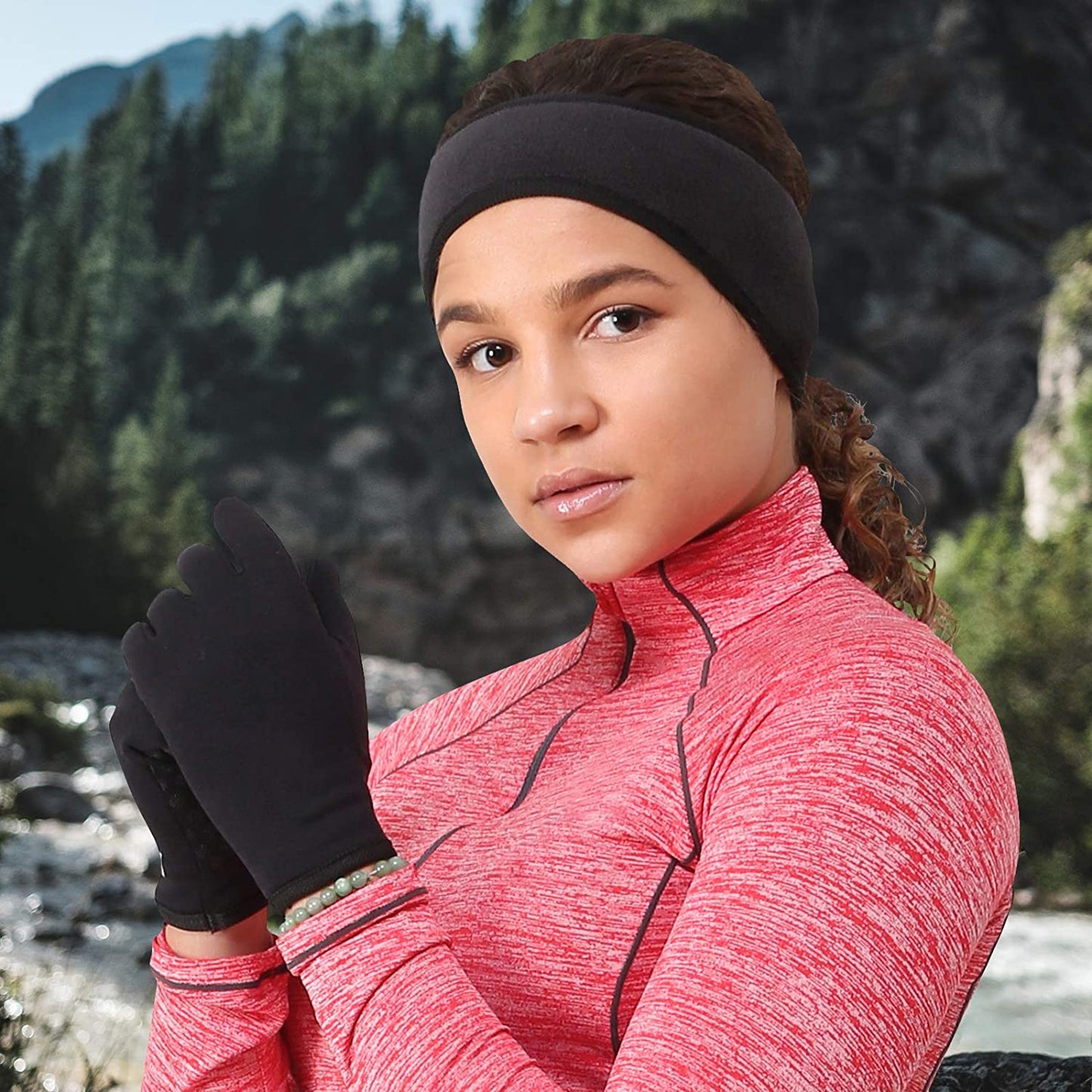 Trailheads Women’S Running Gloves | Touchscreen Gloves | Power Stretch Winter Running Accessories Apparel & Accessories > Clothing Accessories > Gloves & Mittens TrailHeads   
