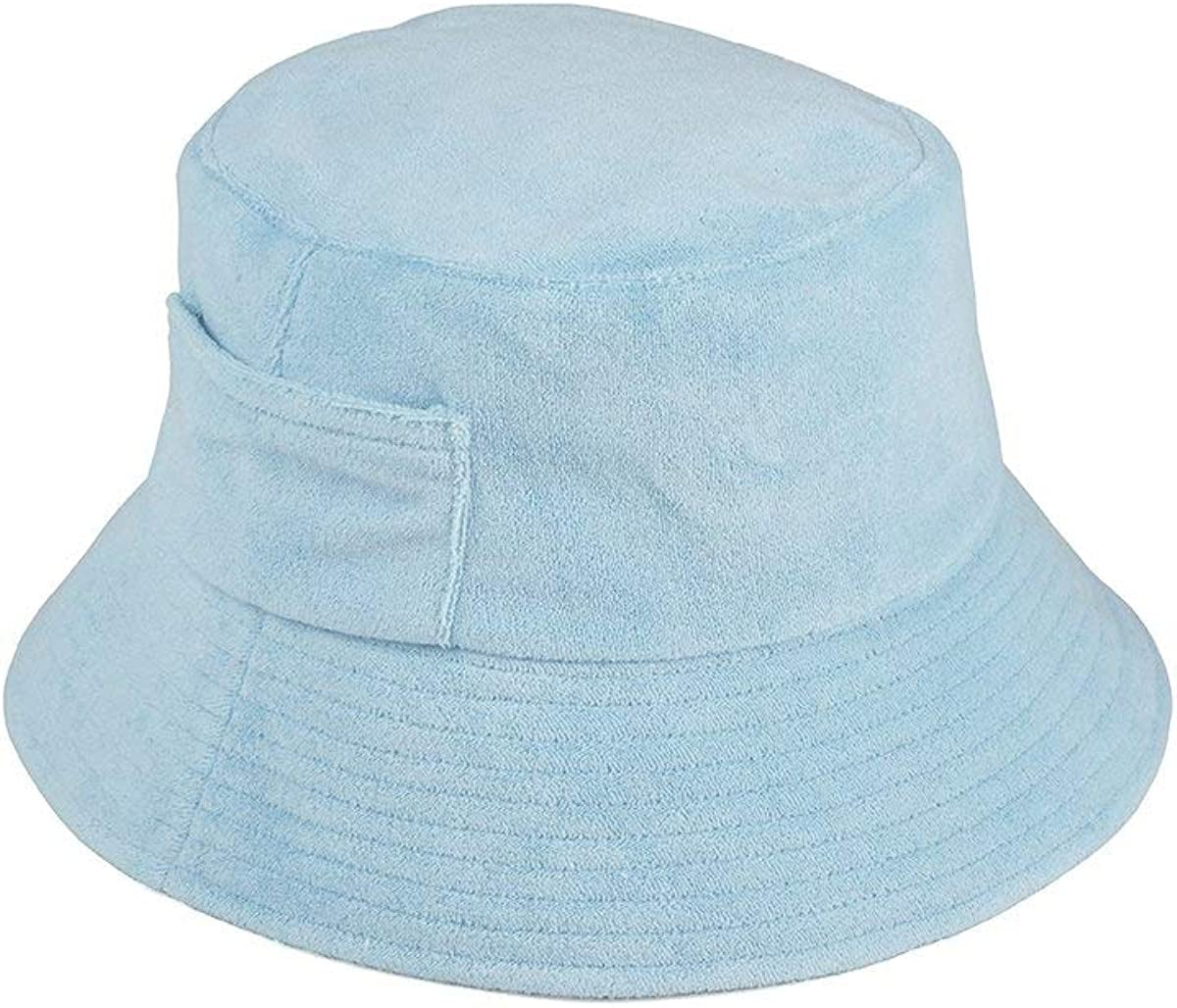 Lack of Color Women'S Wave Terrycloth Bucket Hat Apparel & Accessories > Clothing Accessories > Hats Lack of Color Aqua Terry Medium-Large 