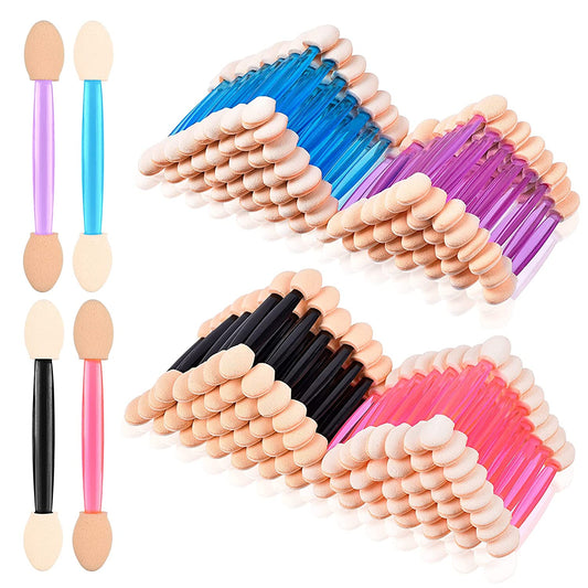 Eyeshadow Applicators,Morgles 200PCS Disposable Dual Sides Eye Shadow Sponge Applicators Disposable Eyeshadow Applicator Brushes Tipped Oval Makeup Tool-Multicolor Health & Beauty > Personal Care > Cosmetics > Cosmetic Tools > Makeup Tools MORGLES   
