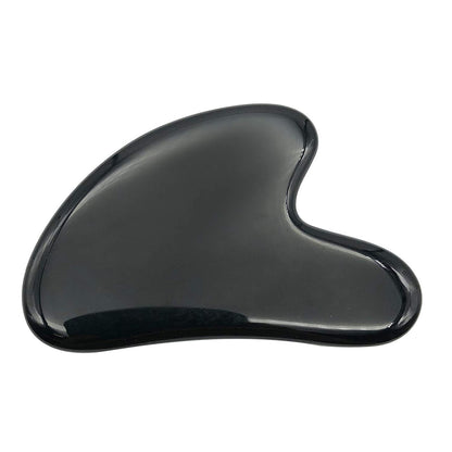 Fekuar Natural Green Jade Gua Sha Massage Tool for Body Skin Facial, Crystal Scraping Board for SPA Acupuncture Therapy Trigger Point Treatment Health & Beauty > Personal Care > Cosmetics > Cosmetic Tools > Skin Care Tools Fekuar #1 Black Obsidian  