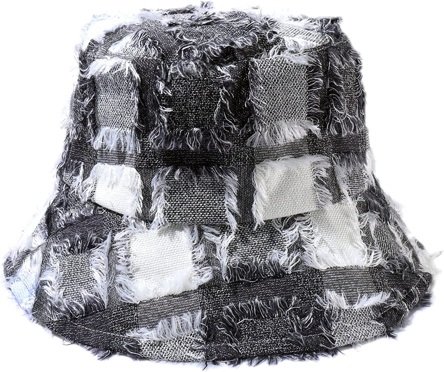 HZEYN Sun Hats for Women Summer Casual Frayed Bucket Hat Beach Vacation Travel Accessories UPF 50+ Apparel & Accessories > Clothing Accessories > Hats HZEYN Gray  