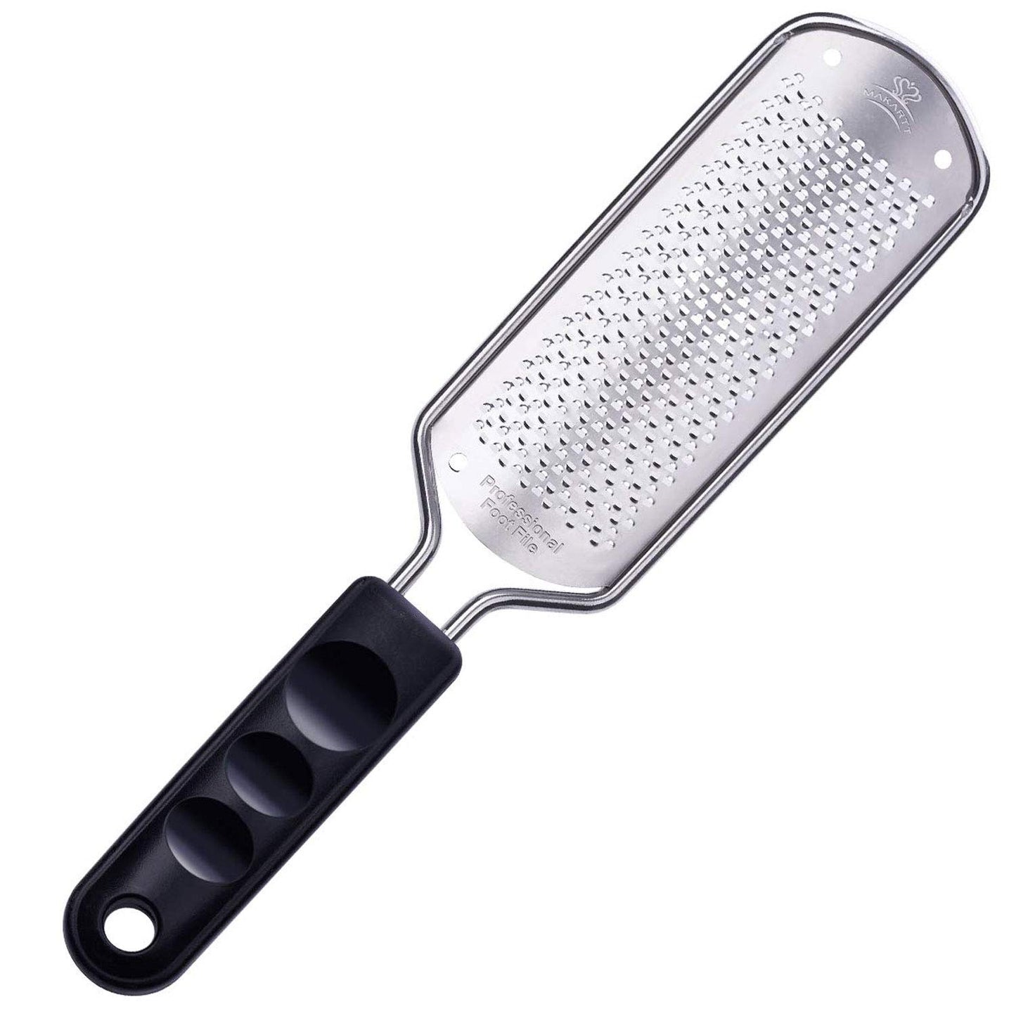 Makartt Callus Remover for Feet Metal Foot Rasp File Professional Colossal Stainless Steel Foot Scrubber Dead Skin Remover Pedicure Supplies for Foot Care, Can Be Used on Both Dry and Wet Feet Health & Beauty > Personal Care > Foot Care Makartt Fine  
